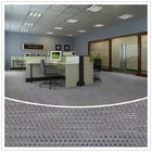 Esverdeie o tapete tecido do vinil antiderrapante para revestimento para pavimento comercial/tecido fornecedor